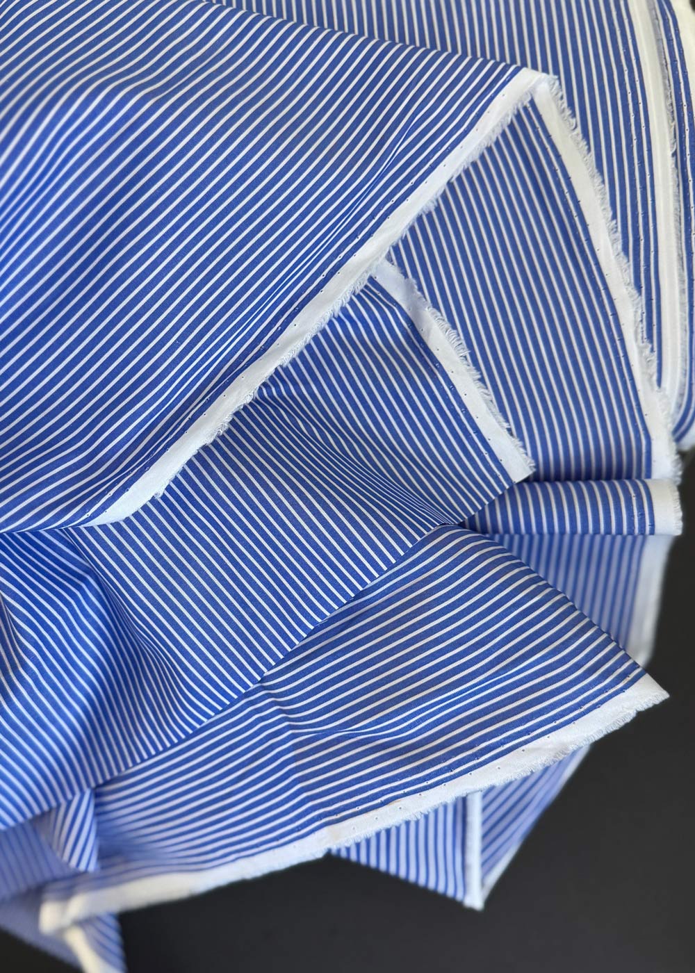 Italian Fine Cotton Shirting - Pierre Stripe