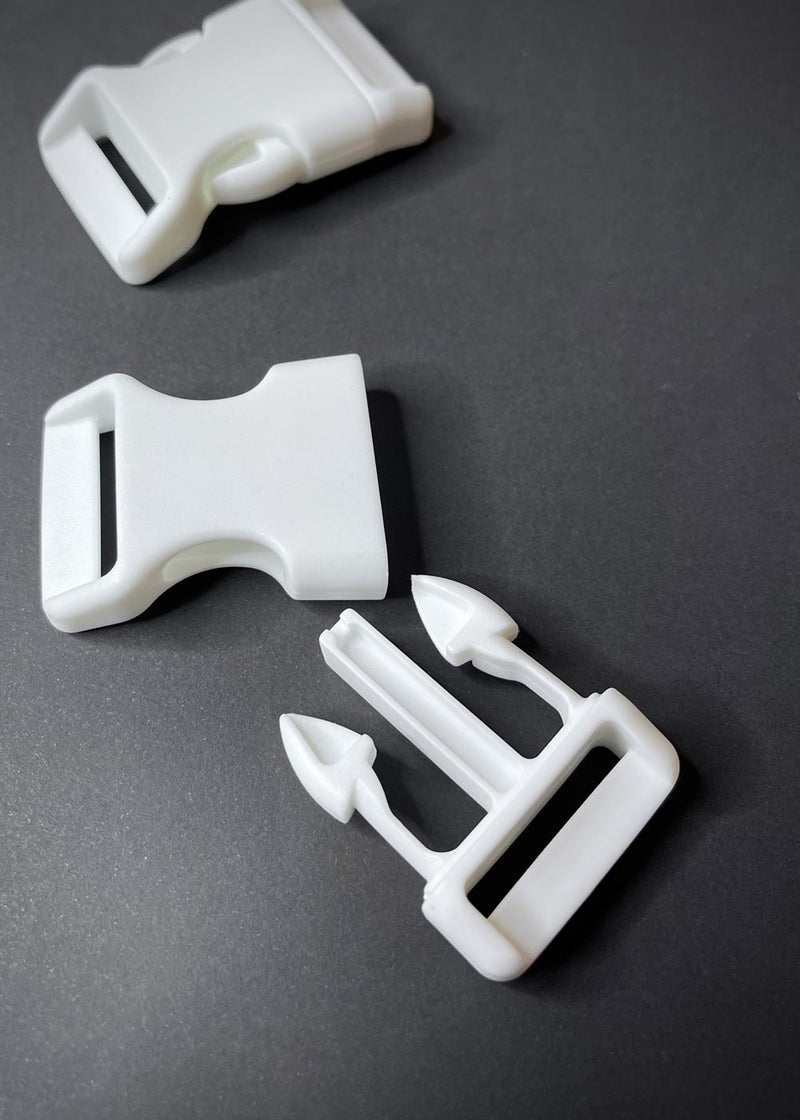 Plastic Buckle Clip, 25mm.