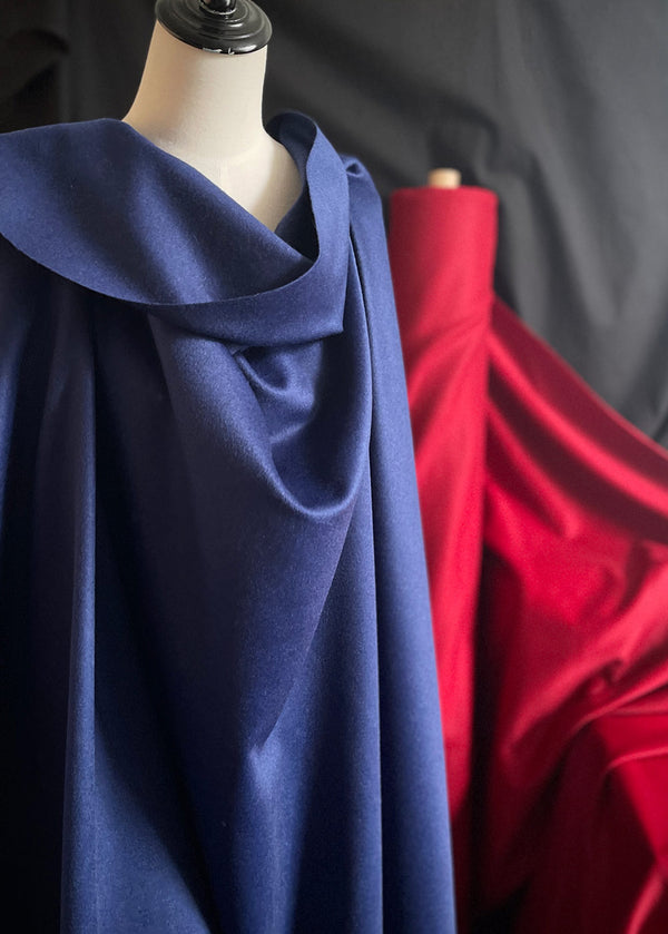 Plush Pure Wool Coating, Poppy Red
