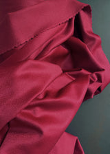 Plush Pure Wool Coating, Poppy Red