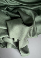 Plush Pure Wool Coating, Marsh Green