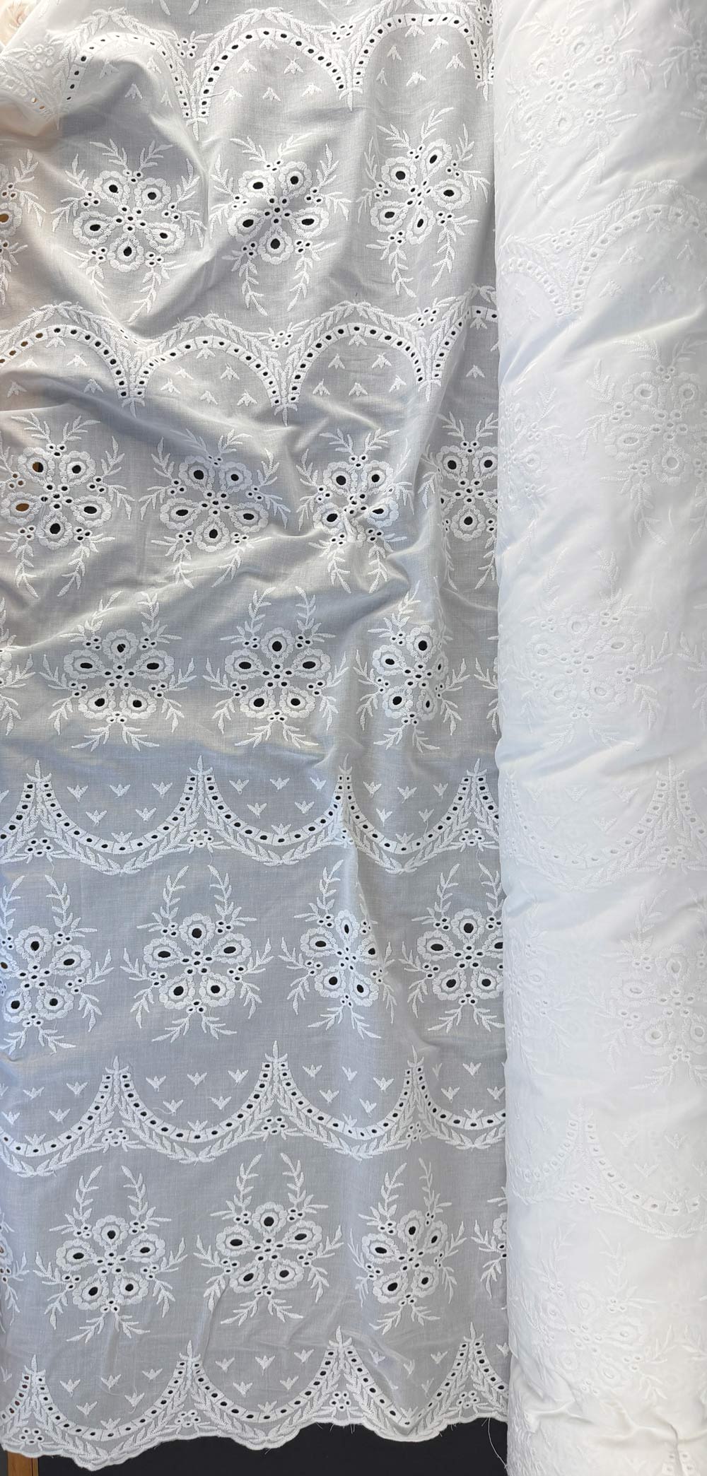 Printemps Broderie Anglaise. Noir