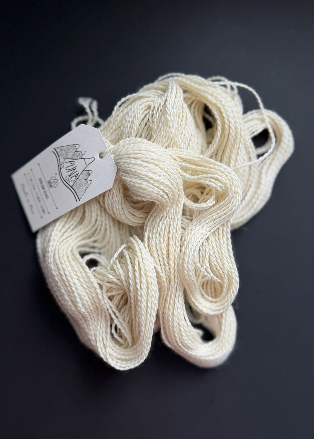 Amano Puna Light 8ply Baby Alpaca Yarn - 2819 Winter White