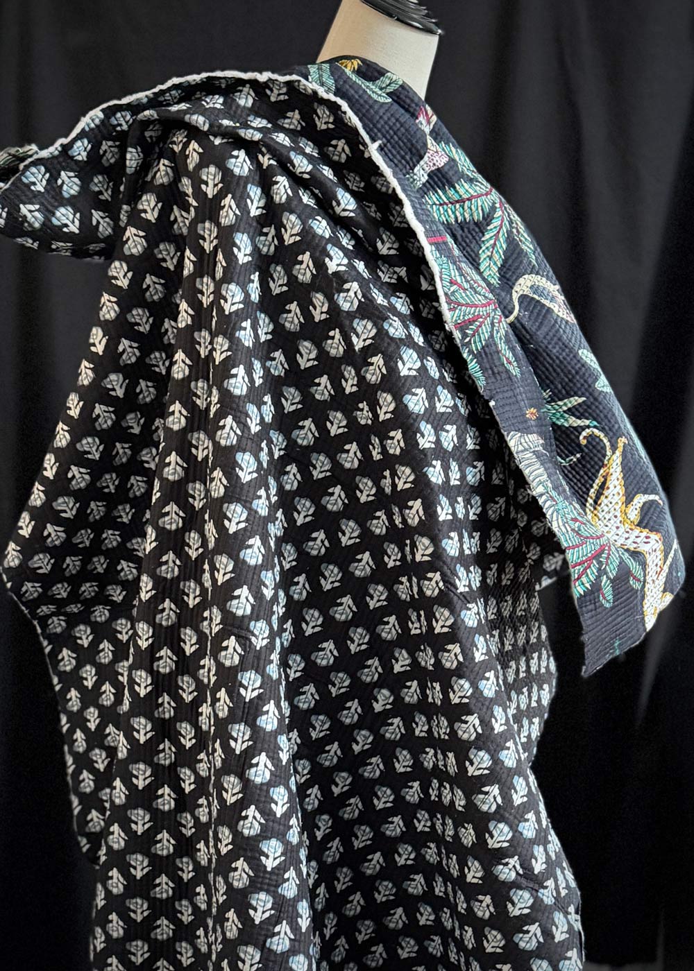 Quilted Hand Printed Cotton - Barnaby