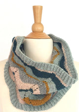 Scraptastic Cowl, Ambah O'Brien Print Knitting Pattern