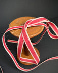 Selvedge Denim Cotton Tape. Red 15mm