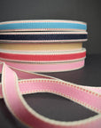 Selvedge Denim Cotton Tape. Beige 15mm