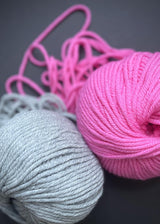 Sesia Yarn. New One Merino 12ply. Candy Pink