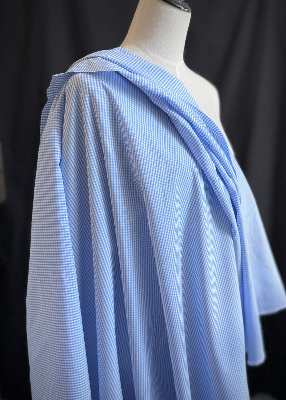 Italian Fine Cotton Shirting - Petit Vichy