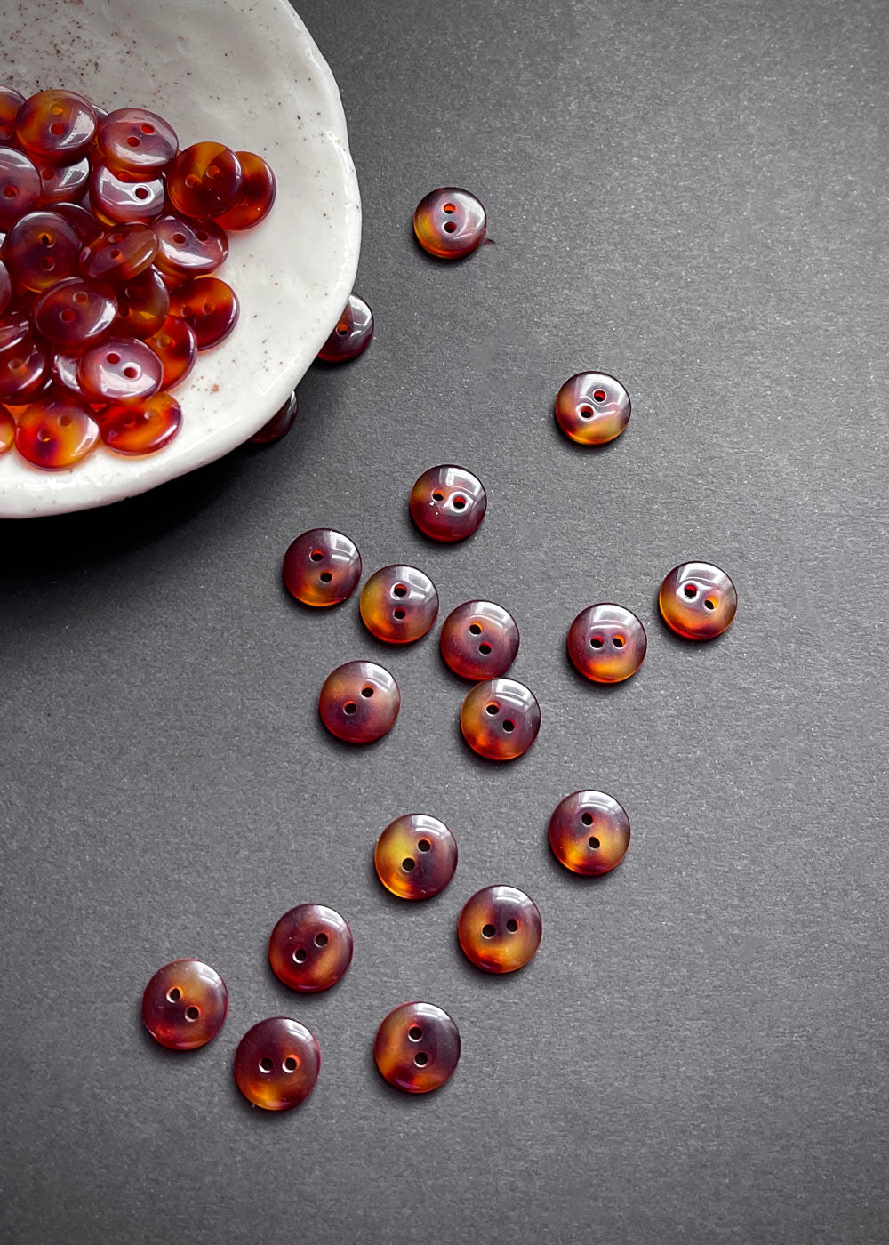 Turtle Shell Button Simple Tortoise Shell Buttons, 10mm – Miss Maude