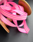 Acrylic Bag Webbing - Bubblegum Pink Stripe