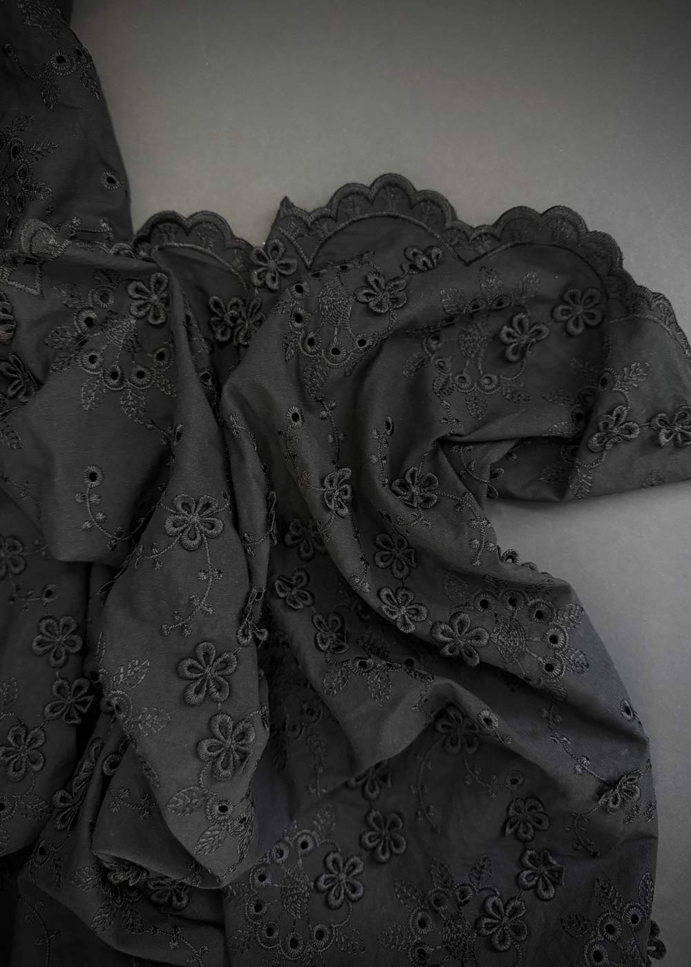 Summer Broderie Anglaise. Black
