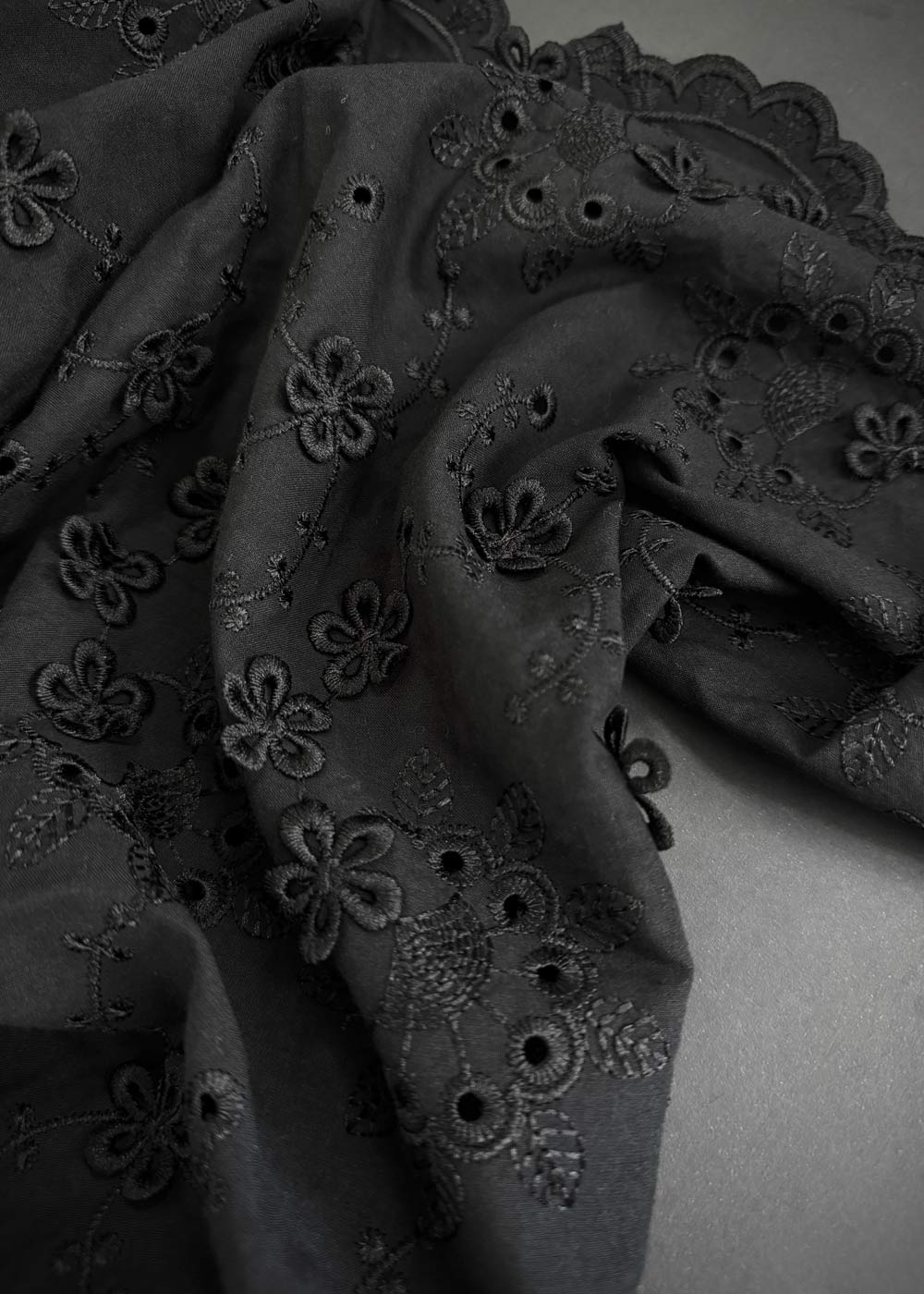 Summer Broderie Anglaise. Black