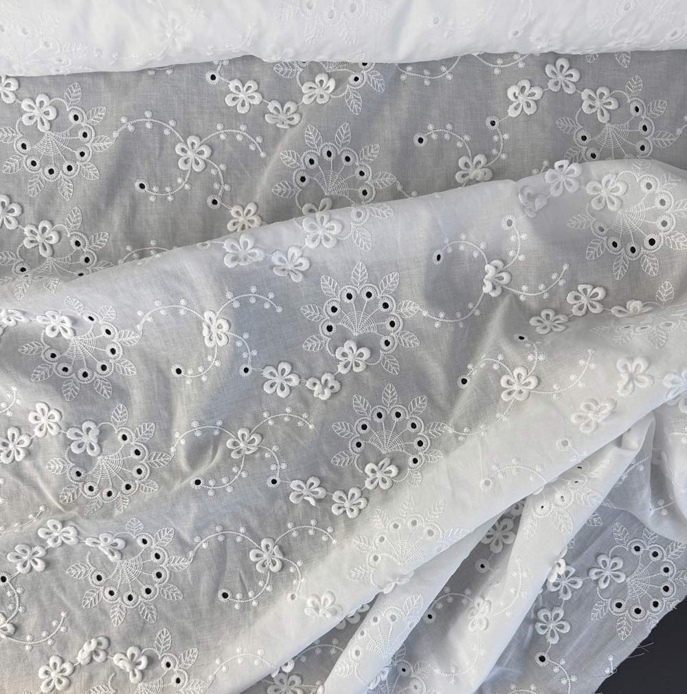 Summer Broderie Anglaise. White