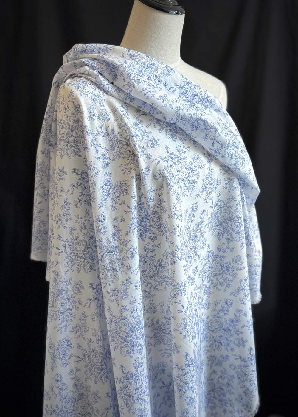 Summer Garden - Fine Cotton Lawn. Porcelain