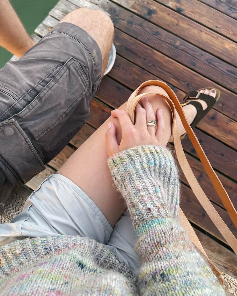Terrazzo Sweater. Petite Knit. Knitting Pattern