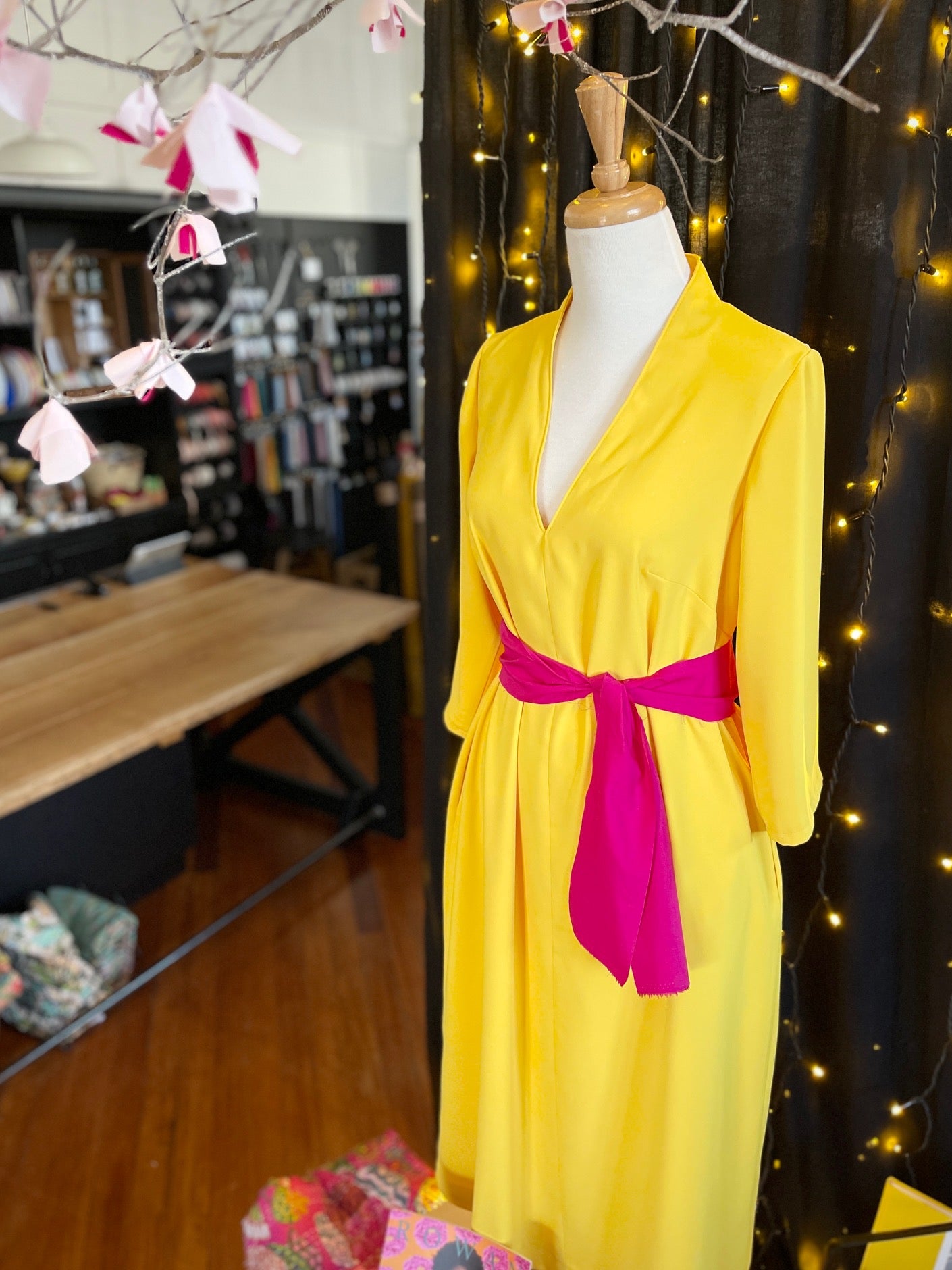 The Assembly Line - V Neck Dress