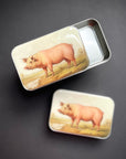 Vintage Pig Notions Tin