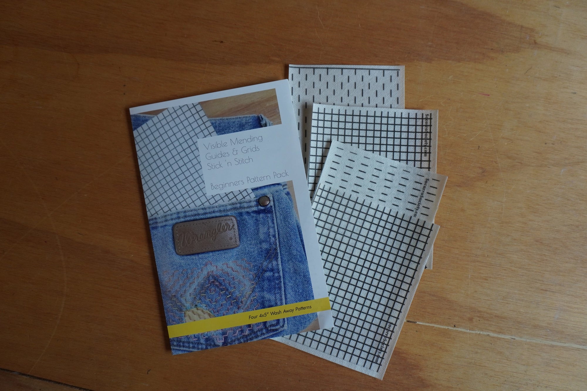 Visible Mending Guides &amp; Grids, Stitch and Stitch Beginners Pack