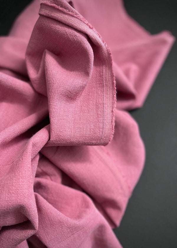 Washer Heavy Weight Linen - Hydrangea Pink