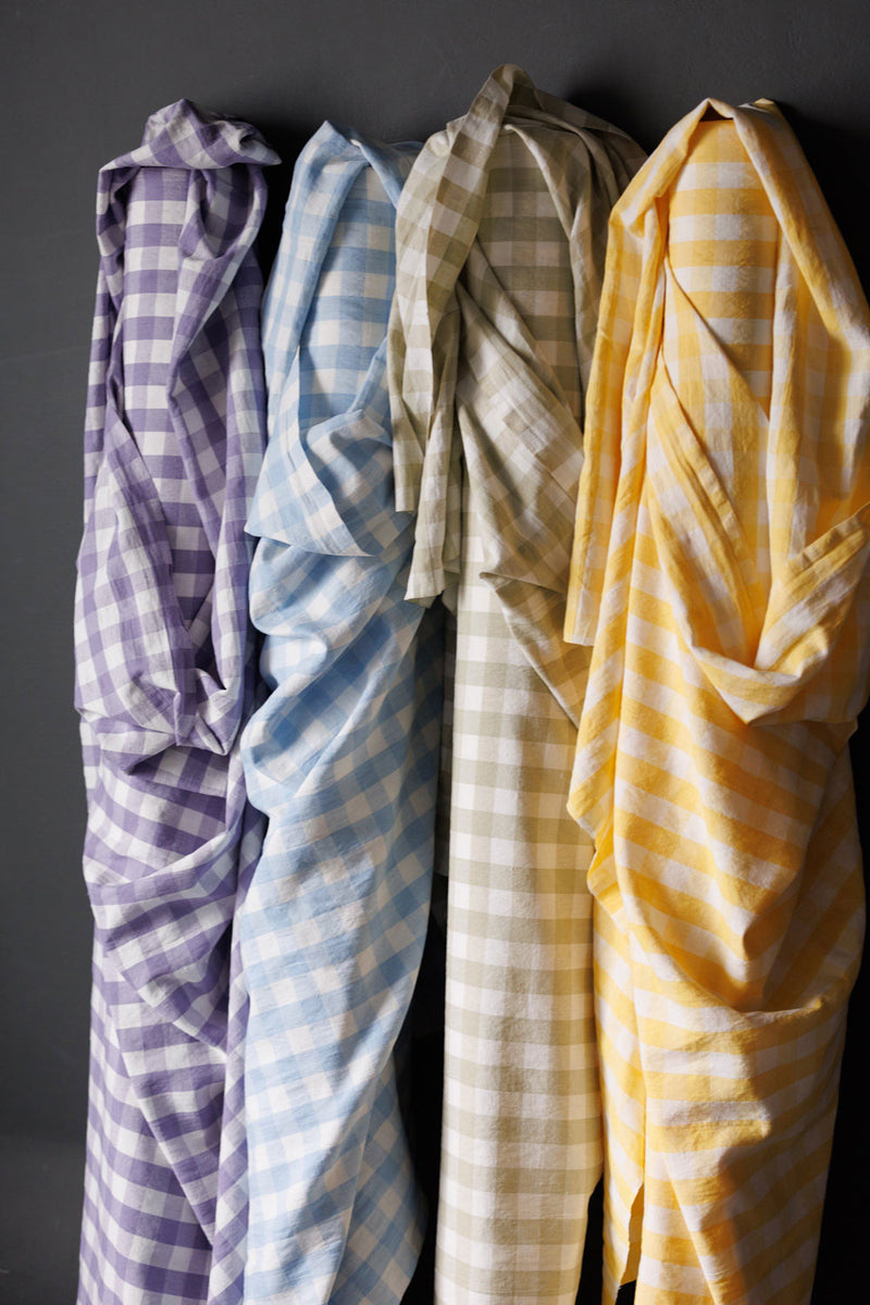 Garden Party Laundered Linen Cotton. Daffodil Yellow