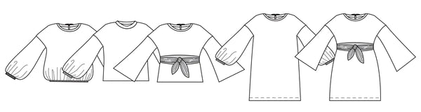 Papercut Patterns, Array Dress &amp; Top KIDS