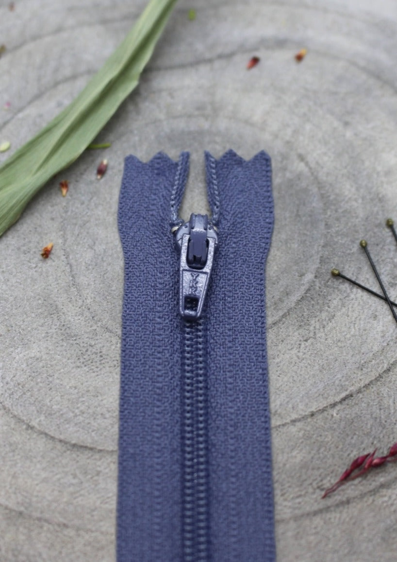 YKK - Atelier Brunette Dress Zip. Cobalt Blue 20cm