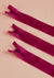 YKK - Atelier Brunette Invisible Zip. Dahlia Pink