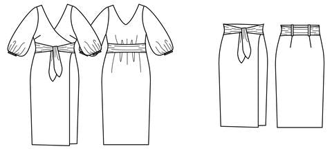 Papercut Patterns, Aura Dress and Skirt