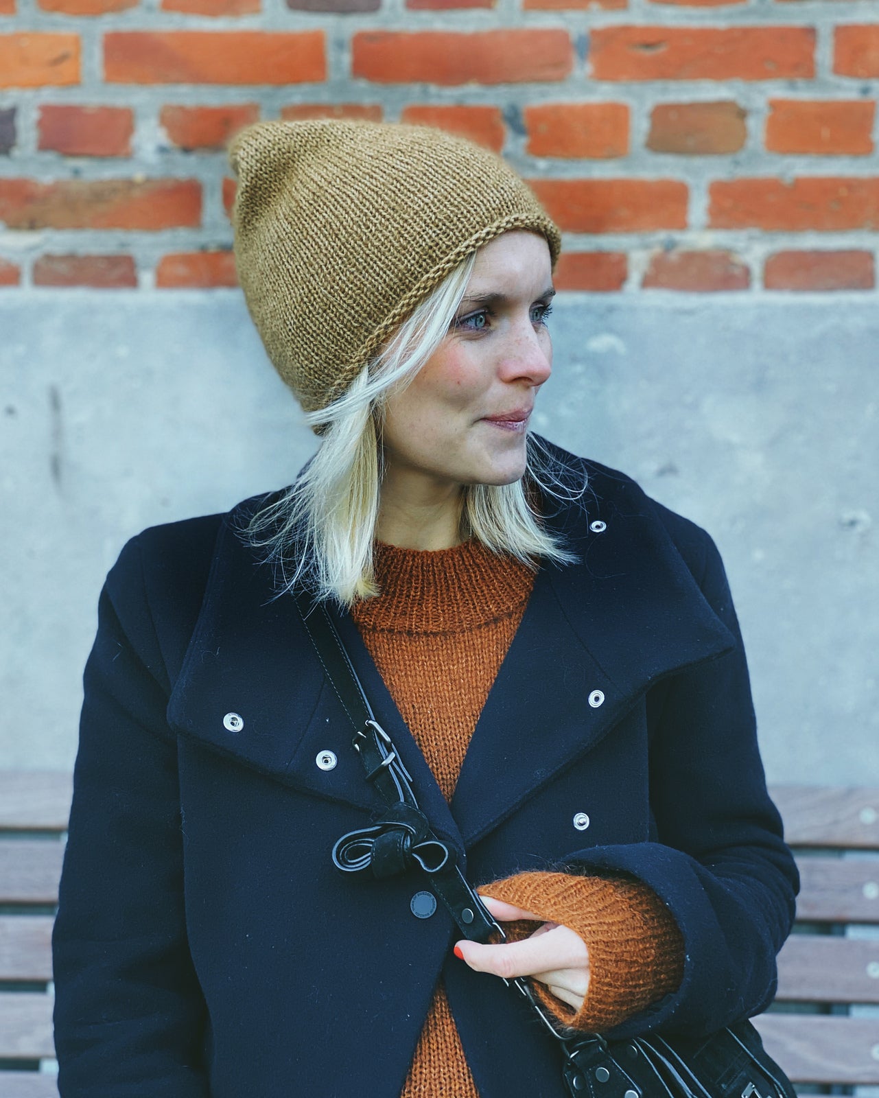 Baggy Hat, Petite Knit. Knitting Pattern