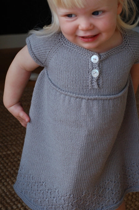 Broderie Dress and Top, Frogginette. Print Knitting Pattern