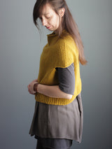 Capo Vest, Elizabeth Smith Knits. Print Knitting Pattern