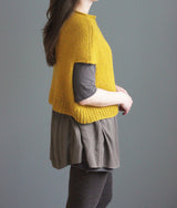 Capo Vest, Elizabeth Smith Knits. Print Knitting Pattern