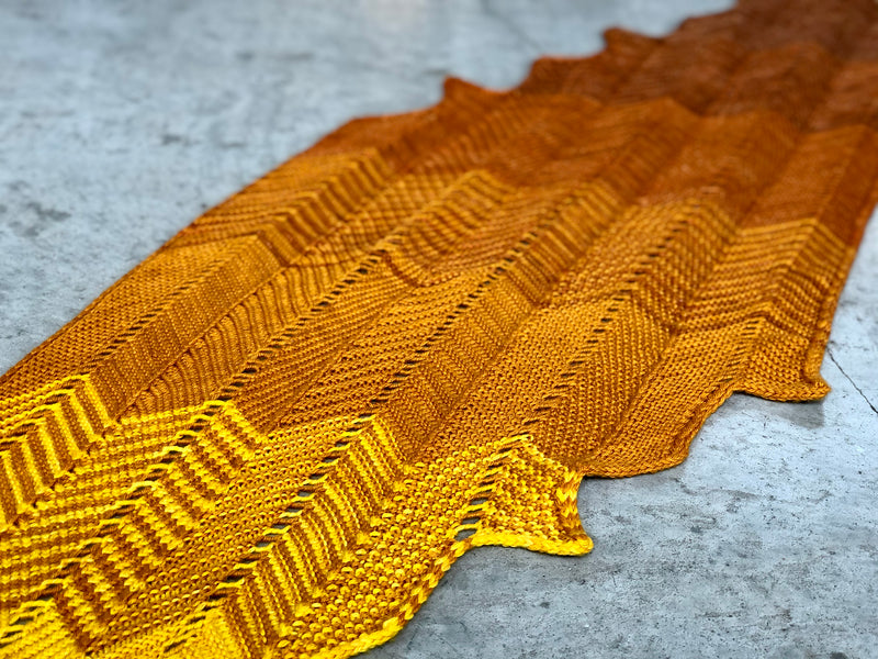 Chevrollelogram, by Westknits. Print Knitting Pattern