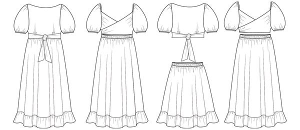 Papercut Patterns, Estella Dress/Top/Skirt