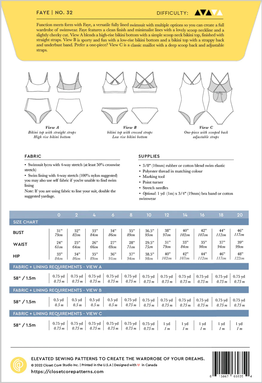 Closet Core, Faye Swimsuit
