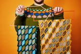 Honey Striped Scarf, by Westknits. Print Knitting Pattern