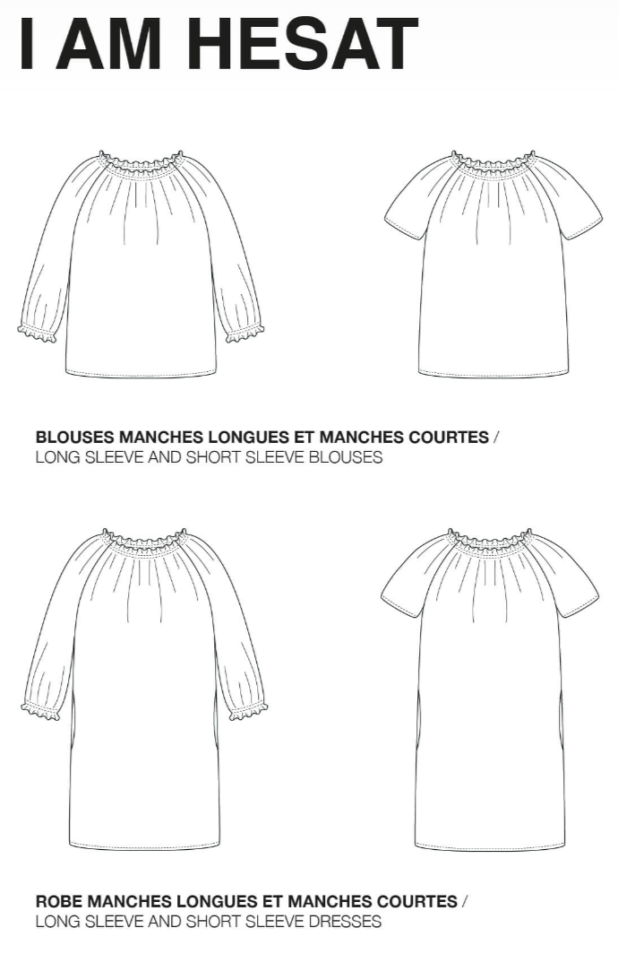 I Am Patterns, Hesat Top and Dress