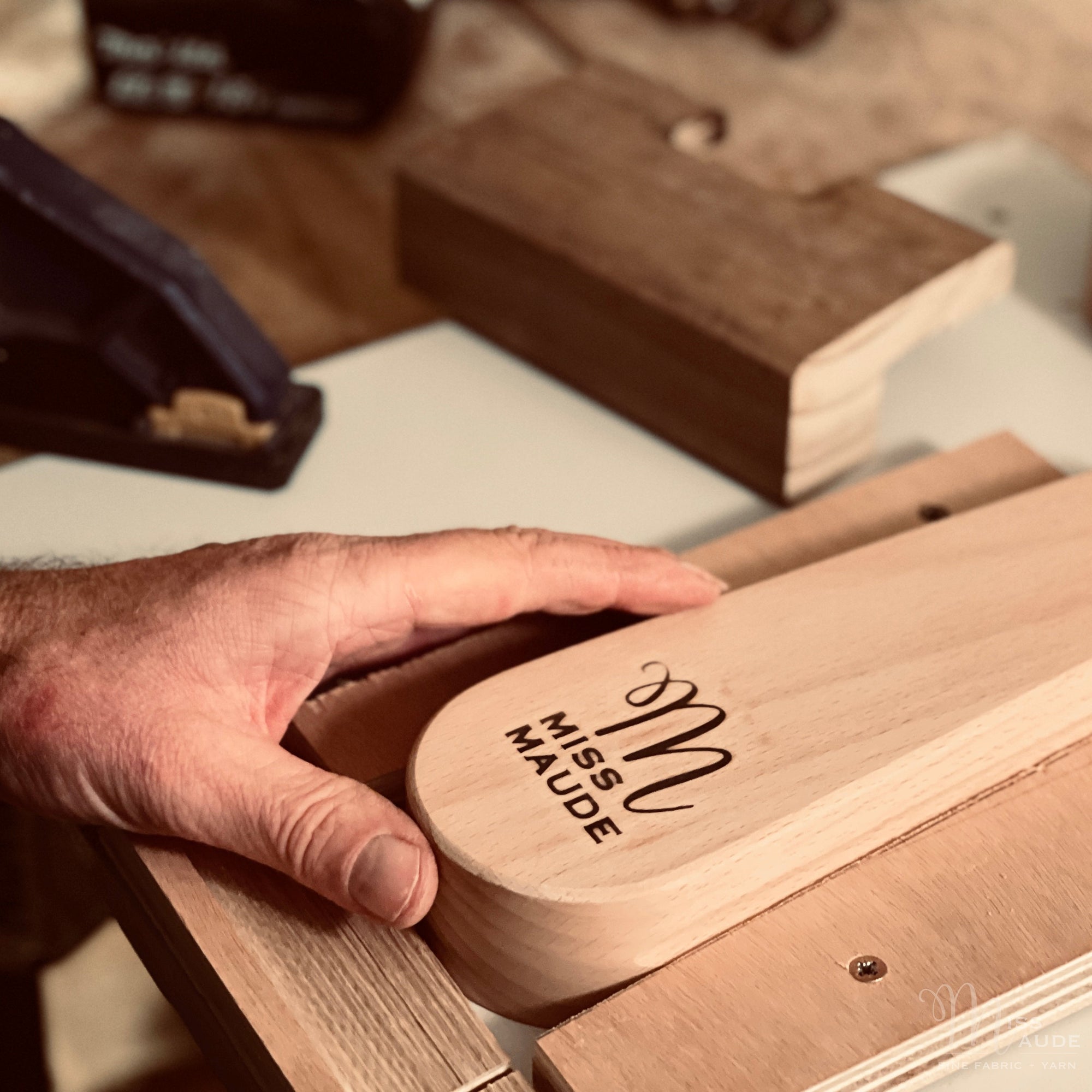 Hand Crafted Wooden Tailor&#39;s Clapper