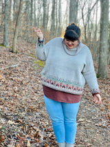 Star Crossed Jumper, Jacqueline Cieslak. Print Knitting Pattern