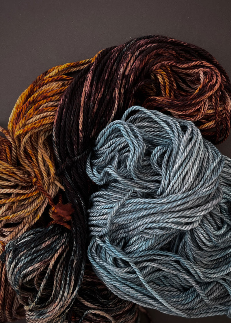 Heather Weir. 12ply Merino, On The Banks