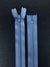 YKK Dress Zip. Chambray