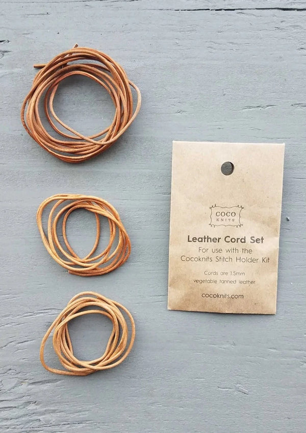 CocoKnits Leather Cord Set