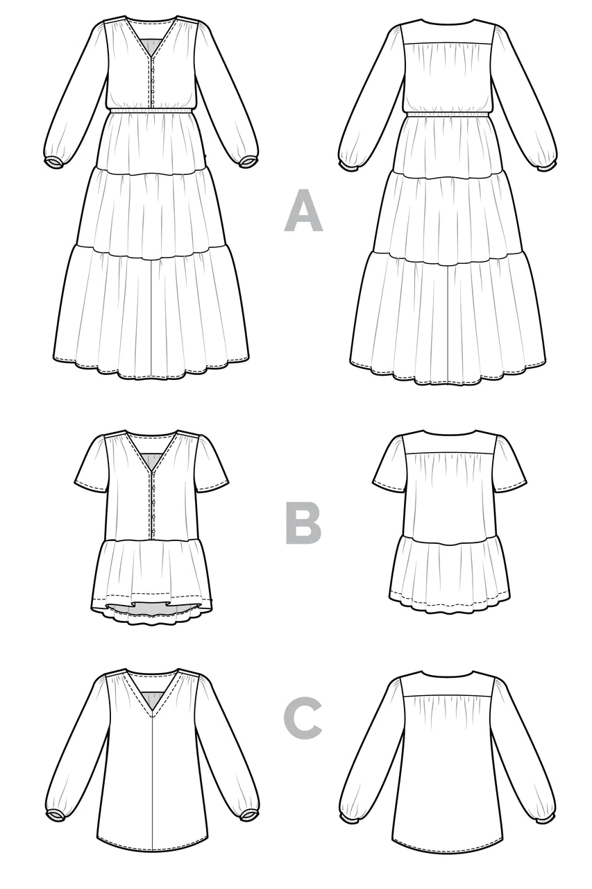 Closet Core Patterns Nicks Dress &amp; Top