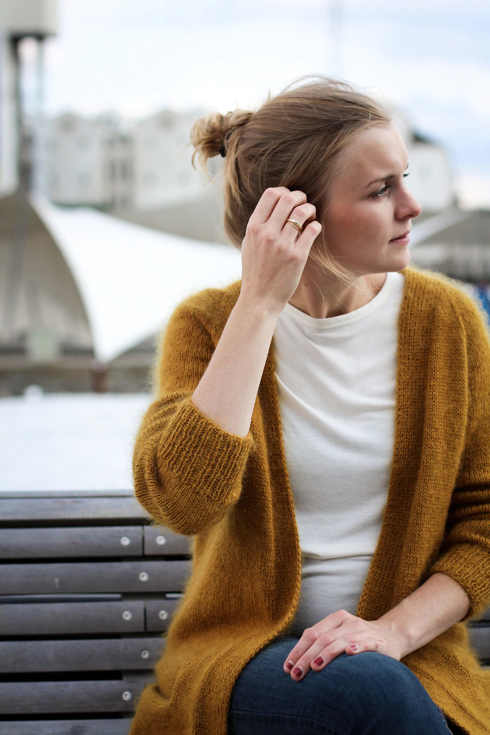 No Frills Cardigan, Petite Knit. Knitting Pattern