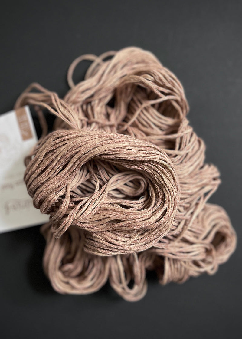 Rosários Principe Real, Linen Cotton Silk Yarn. Cocoa (07)