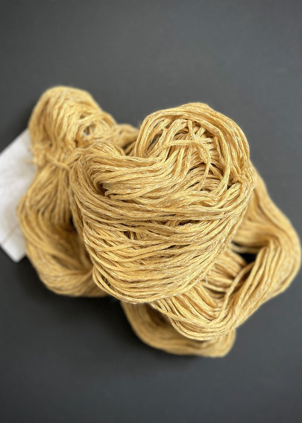 Rosários Principe Real, Linen Cotton Silk Yarn. Golden Haze (15)