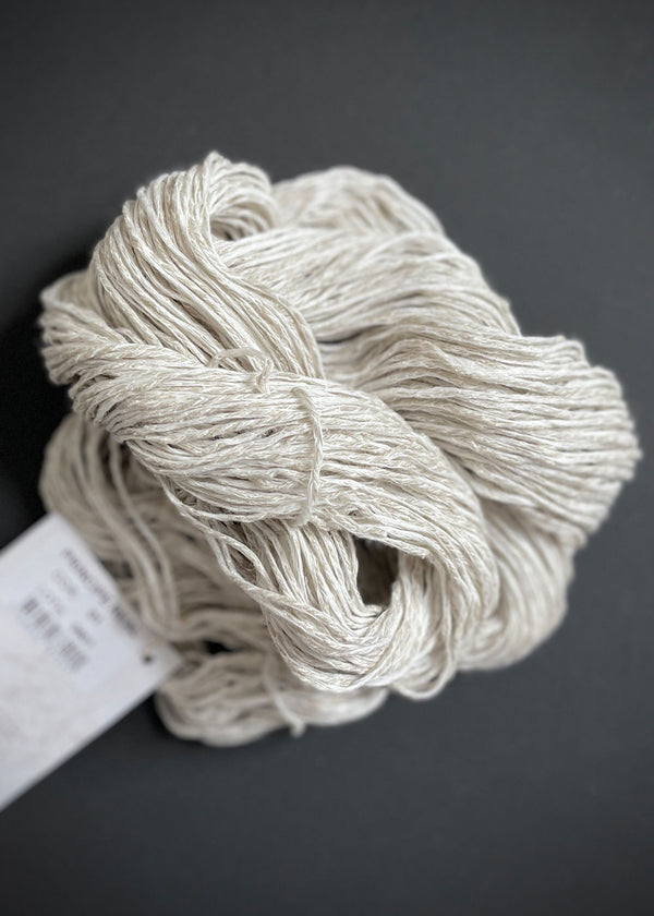 Rosários Principe Real, Linen Cotton Silk Yarn. Natural (01)