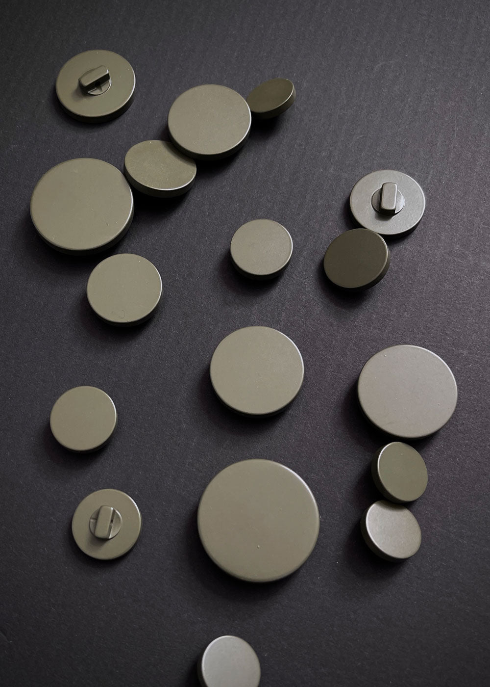 Just So Shank Button, Khaki - various sizes – Miss Maude