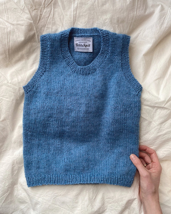 Stockholm Slipover - Mini, Petite Knit. Knitting Pattern